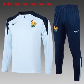 Niños Sudadera De Training Francia 2024/2025 Azul 5 Niños Sudadera De Training Francia 2024/2025 Azul 5