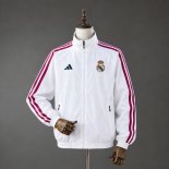 Chaqueta Real Madrid Full Zip 2026/2027 Blanco Chaqueta Real Madrid Full Zip 2026/2027 Blanco