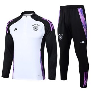 Sudadera De Training Alemania 2024/2025 Blanco Negro 3 Sudadera De Training Alemania 2024/2025 Blanco Negro 3