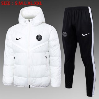 Abrigo Plumón PSG Conjunto Completo 2024/2025 Blanco 2 Abrigo Plumón PSG Conjunto Completo 2024/2025 Blanco 2