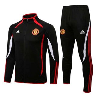 Chandal Manchester United 2022 Negro Rojo Blanco Chandal Manchester United 2022 Negro Rojo Blanco