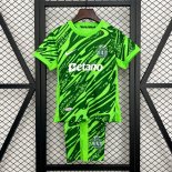 Camiseta Sporting Lisbon Goalkeeper Niño 2025/2026 Verde