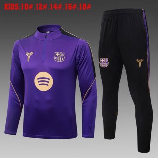 Ninos Sudadera De Training Barcelona 2026/2027 Purpura 3