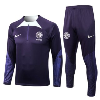 Sudadera De Training Inter Milan 2023 Purpura Sudadera De Training Inter Milan 2023 Purpura