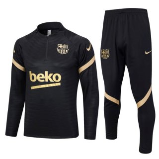 Sudadera De Training Barcelona 2023/2024 Negro Sudadera De Training Barcelona 2023/2024 Negro