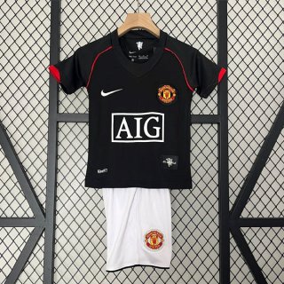 Camiseta Manchester United Segunda Equipación Retro Niño 2007 2008 Camiseta Manchester United Segunda Equipación Retro Niño 2007 2008