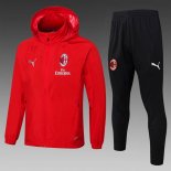 Rompevientos AC Milan Conjunto Completo 2025/2026 Rojo