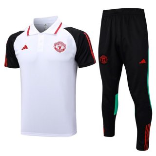 Polo Manchester United Conjunto Completo 2024 Blanco Polo Manchester United Conjunto Completo 2024 Blanco