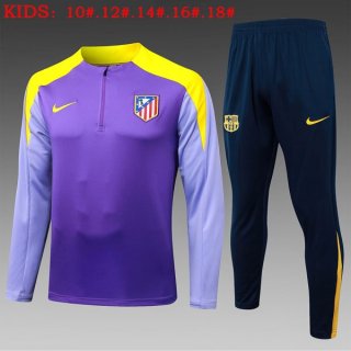 Ninos Sudadera De Training Atletico Madrid 2025/2026 Purpura 5 Ninos Sudadera De Training Atletico Madrid 2025/2026 Purpura 5