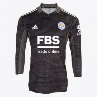 Tailandia Camiseta Leicester City Portero ML 2021/2022 Negro Tailandia Camiseta Leicester City Portero ML 2021/2022 Negro