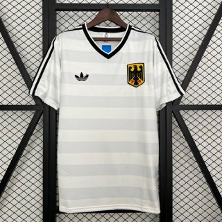 Camiseta Alemania Retro 1984 Blanco Camiseta Alemania Retro 1984 Blanco