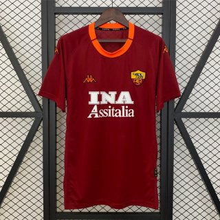 Camiseta Roma Primera Equipación Retro 2000-2001 Camiseta Roma Primera Equipación Retro 2000-2001