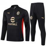 Sudadera De Training AC Milan 2024/2025 Negro