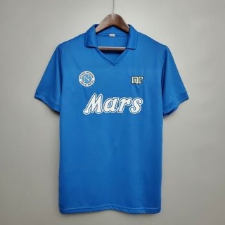Tailandia Camiseta Napoli Primera Equipación Retro 1988 1989 Tailandia Camiseta Napoli Primera Equipación Retro 1988 1989