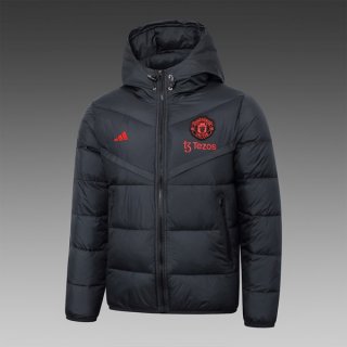 Abrigo Plumón Manchester United 2024/2025 Negro Abrigo Plumón Manchester United 2024/2025 Negro