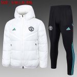 Abrigo Plumón Manchester United Conjunto Completo 2024/2025 Blanco Abrigo Plumón Manchester United Conjunto Completo 2024/2025 Blanco