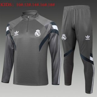 Ninos Sudadera De Training Real Madrid 2025/2026 Gris Ninos Sudadera De Training Real Madrid 2025/2026 Gris