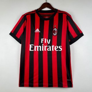 Tailandia Camiseta AC Milan Primera Equipación Retro 2017-2018 Tailandia Camiseta AC Milan Primera Equipación Retro 2017-2018