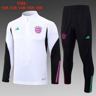 Ninos Sudadera De Training Bayern Munich 2024 Blanco Ninos Sudadera De Training Bayern Munich 2024 Blanco