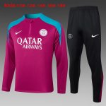 Niños Sudadera De Training PSG 2024/2025 Purpura Rojo 3 Niños Sudadera De Training PSG 2024/2025 Purpura Rojo 3