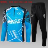 Ninos Sudadera De Training Napoli 2025/2026 Azul
