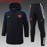 Abrigo Arsenal Conjunto Completo 2024/2025 Negro
