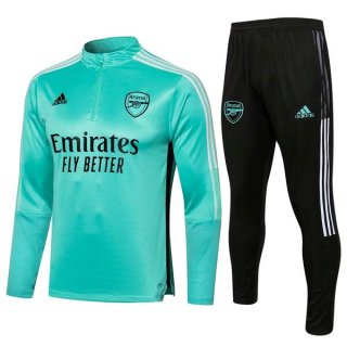 Sudadera De Training Arsenal 2022 Verde Negro Sudadera De Training Arsenal 2022 Verde Negro
