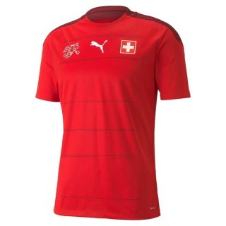 Primera Equipación Tailandia Camiseta Suiza 2020 Rojo Primera Equipación Tailandia Camiseta Suiza 2020 Rojo
