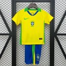 Camiseta Brasil Primera Equipación Niño 2025