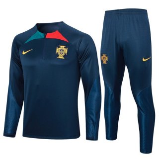 Sudadera De Training Portugal 2024 Azul Sudadera De Training Portugal 2024 Azul