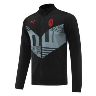 Chaqueta AC Milan 2022/2023 Negro Gris Chaqueta AC Milan 2022/2023 Negro Gris