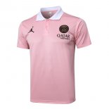Polo PSG 2025/2026 Rosa Blanco