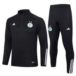 Sudadera De Training Argelia 2024 Negro Sudadera De Training Argelia 2024 Negro
