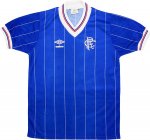 Primera Equipación Tailandia Camiseta Rangers Retro 1982 1983 Azul Primera Equipación Tailandia Camiseta Rangers Retro 1982 1983 Azul