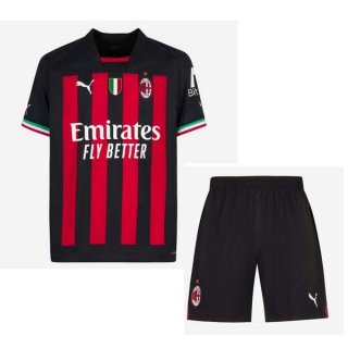 Camiseta AC Milan Primera Equipación Niño 2022/2023 Camiseta AC Milan Primera Equipación Niño 2022/2023