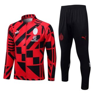 Chandal AC Milan 2023/2024 Rojo Chandal AC Milan 2023/2024 Rojo