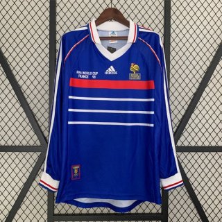 Tailandia Camiseta Francia Primera Equipación ML Retro 1998 Tailandia Camiseta Francia Primera Equipación ML Retro 1998