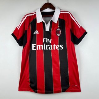 Tailandia Camiseta AC Milan Primera Equipación Retro 2012-2013 Tailandia Camiseta AC Milan Primera Equipación Retro 2012-2013
