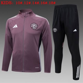 Ninos Chandal Manchester United 2025/2026 Purpura 5 Ninos Chandal Manchester United 2025/2026 Purpura 5