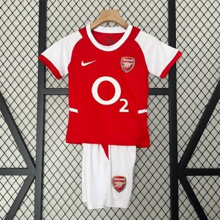 Camiseta Arsenal Primera Equipación Retro Niño 2002 2004 Camiseta Arsenal Primera Equipación Retro Niño 2002 2004