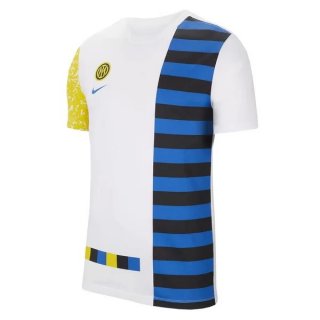 Camiseta Entrenamiento Inter Milan 2021/2022 Blanco Azul Amarillo Camiseta Entrenamiento Inter Milan 2021/2022 Blanco Azul Amarillo