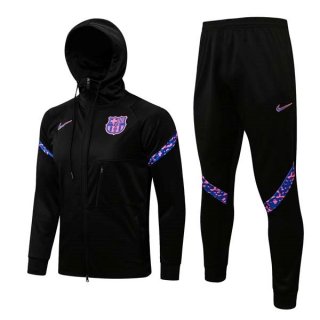 Chandal Con Capucha Barcelona 2022 Negro Rosa Chandal Con Capucha Barcelona 2022 Negro Rosa