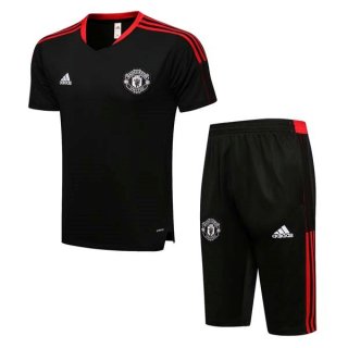 Camiseta Entrenamiento Manchester United Conjunto Completo 2022 Negro Rojo Camiseta Entrenamiento Manchester United Conjunto Completo 2022 Negro Rojo