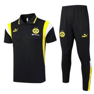 Polo Borussia Dortmund Conjunto Completo 2024 Negro Polo Borussia Dortmund Conjunto Completo 2024 Negro