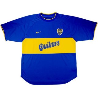 Primera Equipación Tailandia Camiseta Boca Juniors Retro 2000 2001 Azul Primera Equipación Tailandia Camiseta Boca Juniors Retro 2000 2001 Azul
