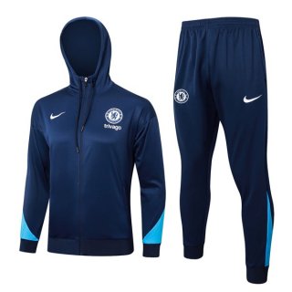 Chandal Con Capucha Chelsea 2024/2025 Azul 3 Chandal Con Capucha Chelsea 2024/2025 Azul 3