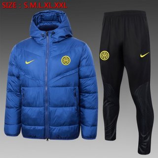 Abrigo Plumón Inter Milan Conjunto Completo 2024/2025 Azul Abrigo Plumón Inter Milan Conjunto Completo 2024/2025 Azul