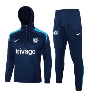 Chandal Con Capucha Chelsea 2024/2025 Azul Chandal Con Capucha Chelsea 2024/2025 Azul