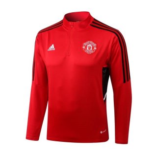 Sudadera De Training Manchester United Top 2023 Rojo Sudadera De Training Manchester United Top 2023 Rojo