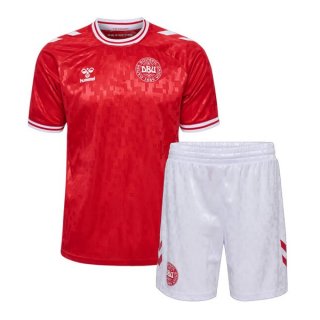 Camiseta Dinamarca Primera Equipación Niño 2024 Camiseta Dinamarca Primera Equipación Niño 2024